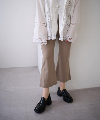 Cupro jersey cropped pants 褲子
