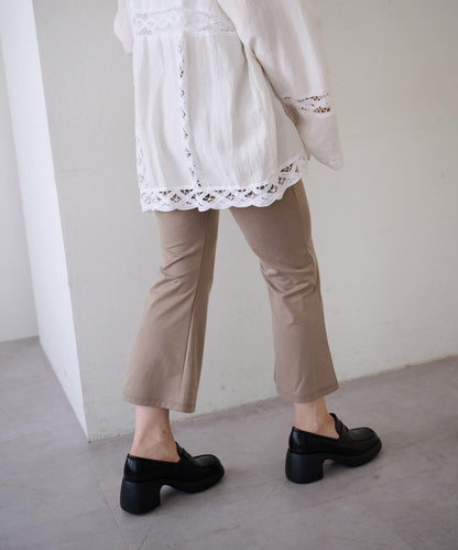 Cupro jersey cropped pants 褲子