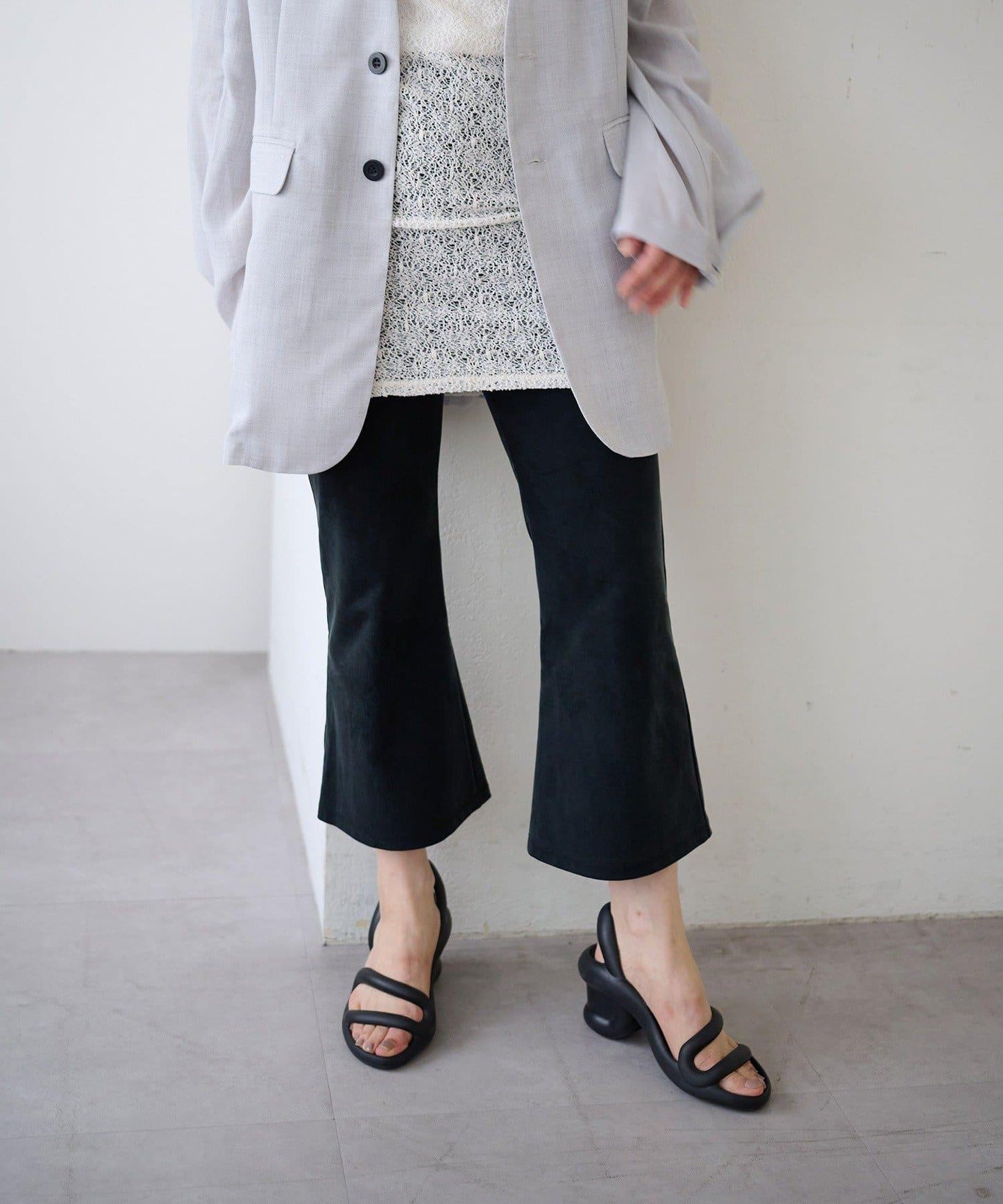 Cupro jersey cropped pants 褲子