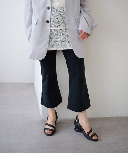 Cupro jersey cropped pants 褲子