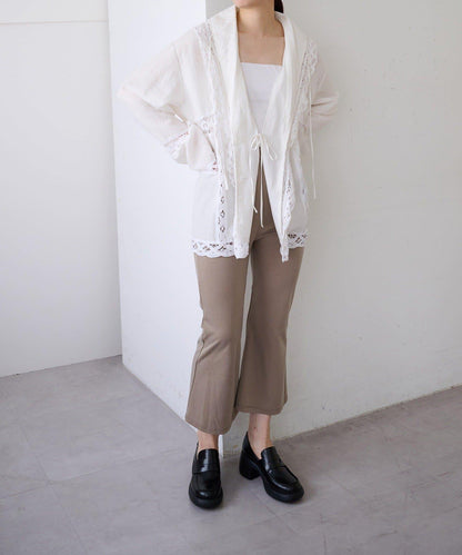 Cupro jersey cropped pants 褲子