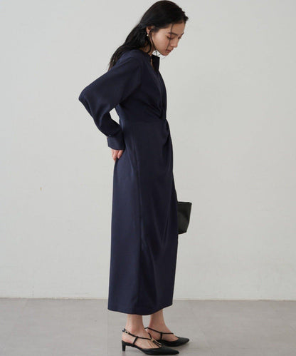 Loungedress 扭結V領連衣裙