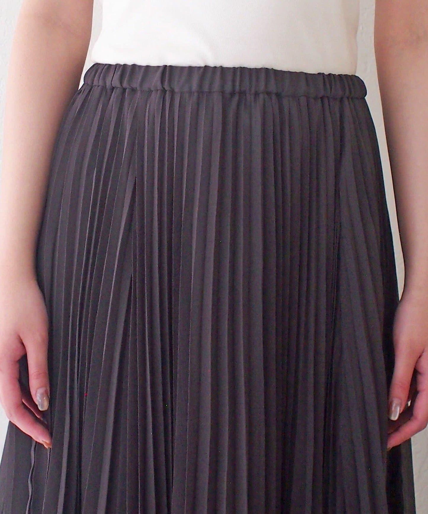 Loungedress 輕透褶皺半身裙