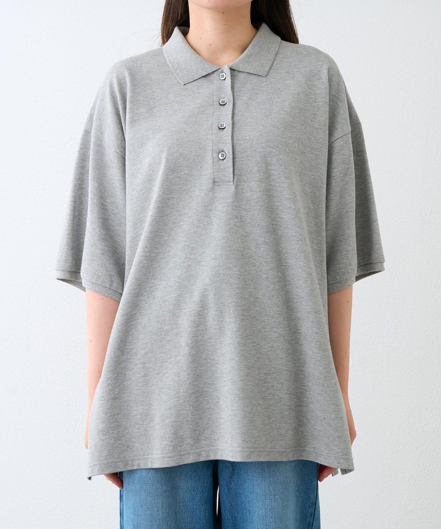 A・MONN BIG寬鬆POLO衫