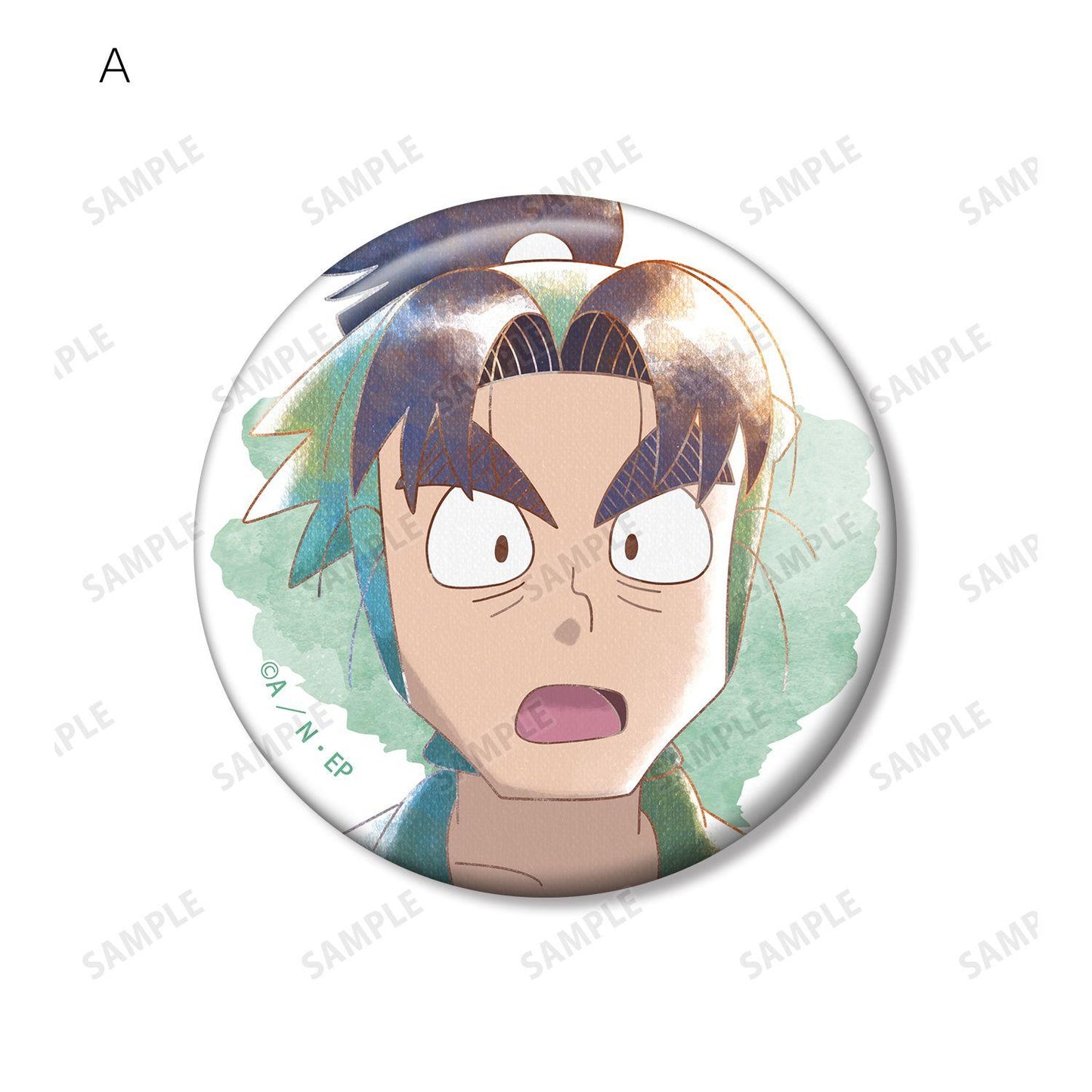忍者亂太郎（忍者亂太郎） Ani-Art aqua label 第3彈 潮江文次郎 徽章2枚套裝