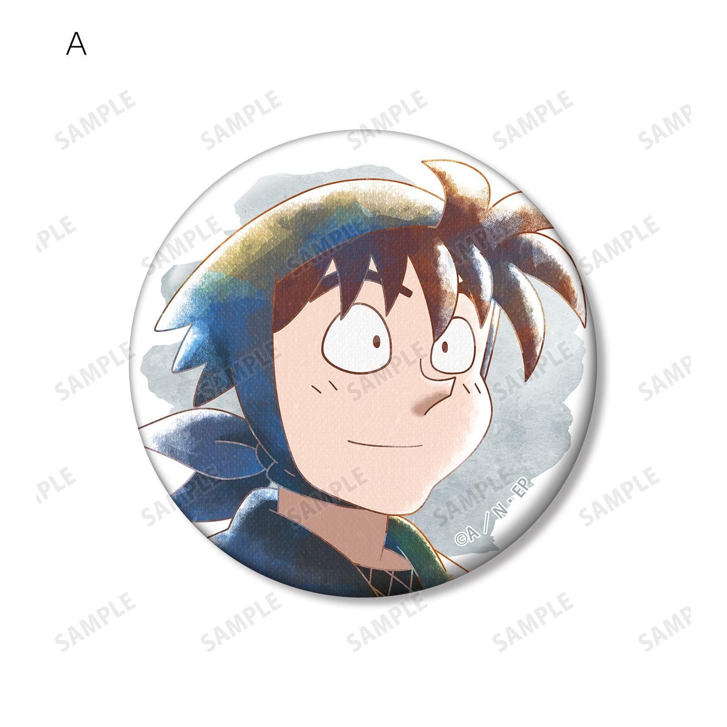 《忍者亂太郎》（忍者亂太郎） Ani-Art aqua label系列 第3彈 土井半助 缶バッジ2個セット