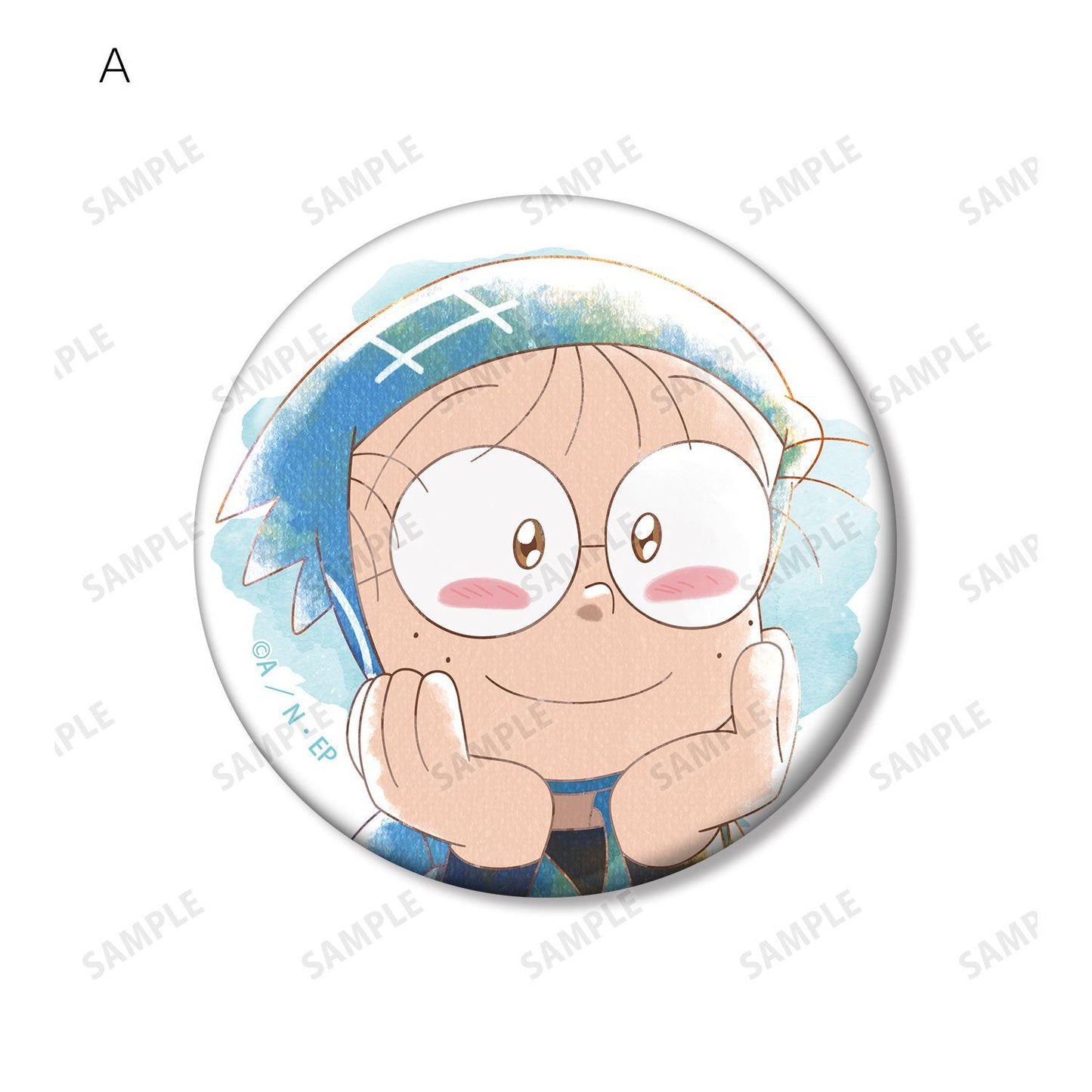 《忍者亂太郎》（忍者亂太郎） Ani-Art aqua label系列 第3彈 豬名寺亂太郎 兩枚套裝徽章