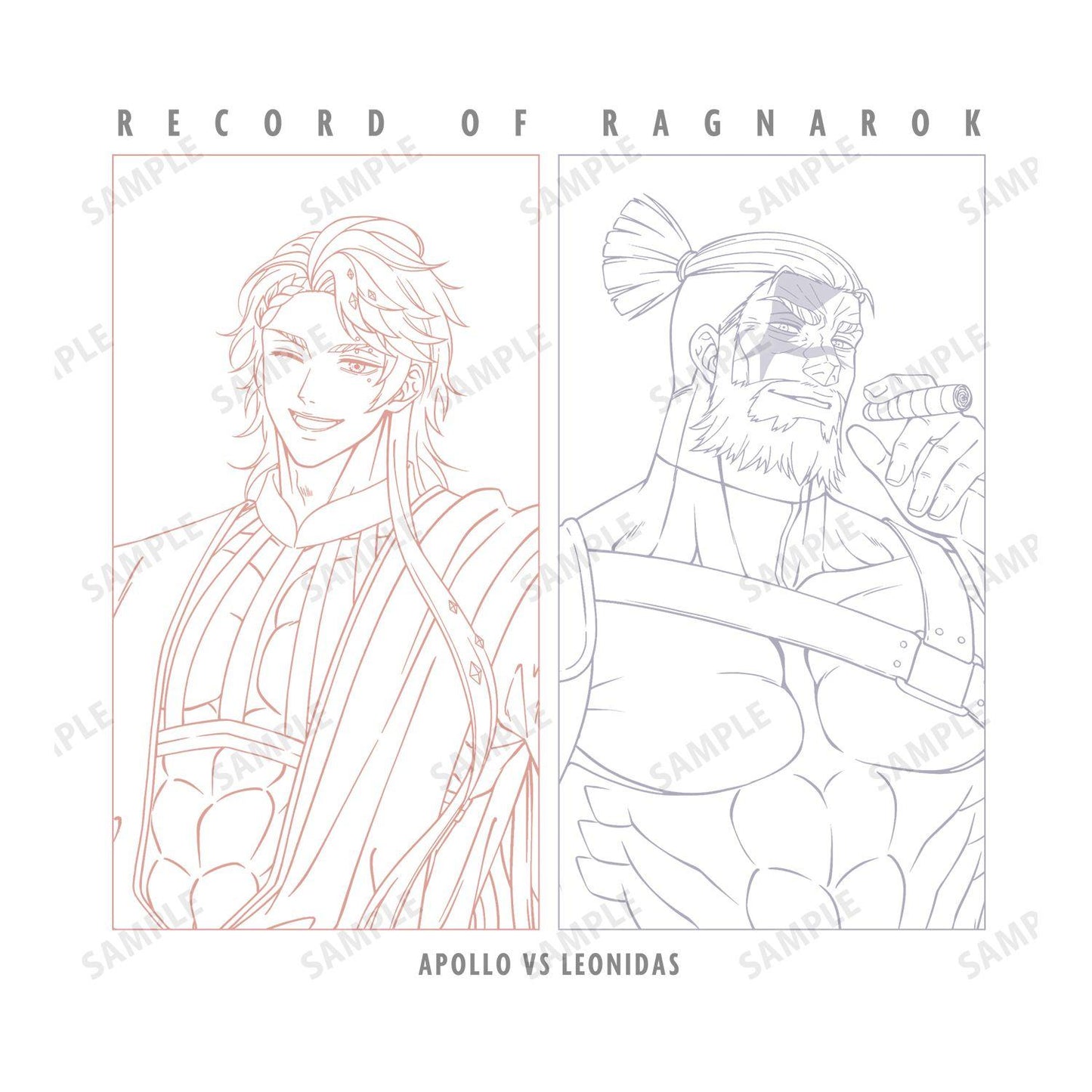 《終末的女武神》（終末的女武神） III アポロン&レオニダス王 中性T恤 L碼