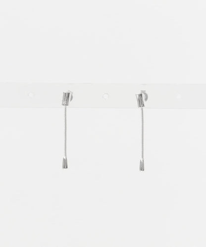 極簡棒鏈設計 金屬耳飾 SMELLY so’ minimal bar chain pierce