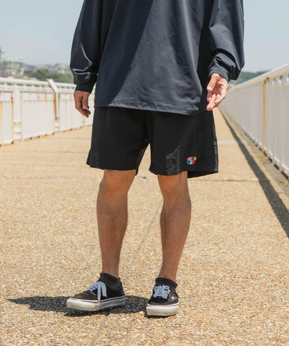 Wide Dad Graphic Shorts with Hatch 休閒短褲