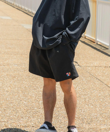 Wide Dad Graphic Shorts with Hatch 休閒短褲