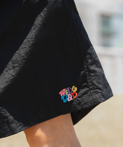 Wide Dad Graphic Shorts with Hatch 休閒短褲