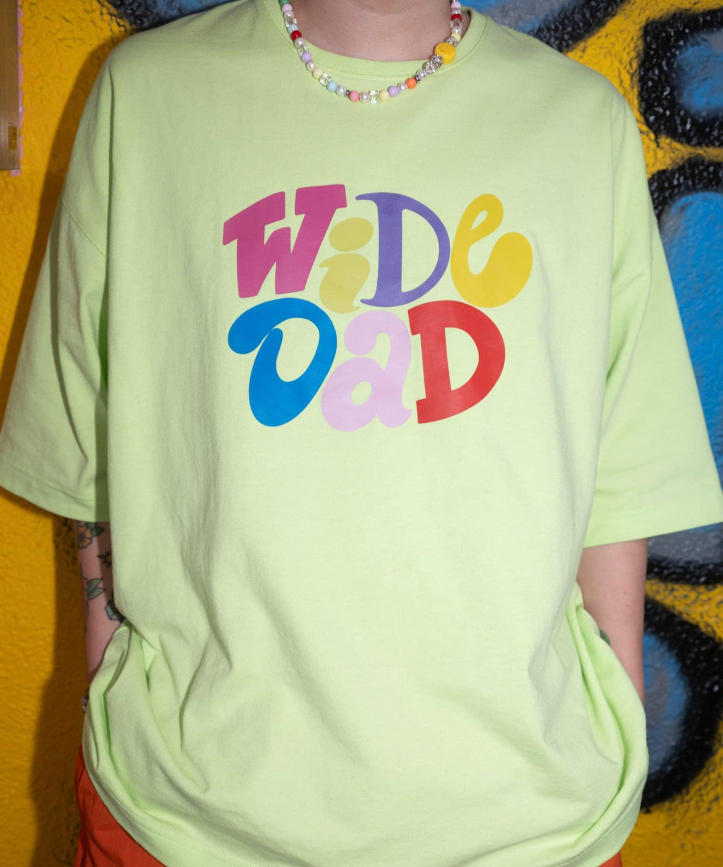 Wide Dad GRAPHIC T-SHIRTS WITH HATCH T恤