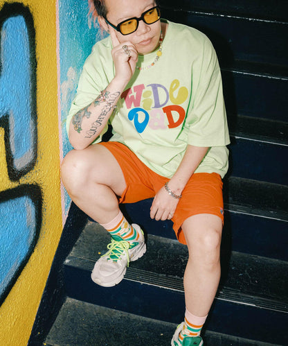 Wide Dad GRAPHIC T-SHIRTS WITH HATCH T恤