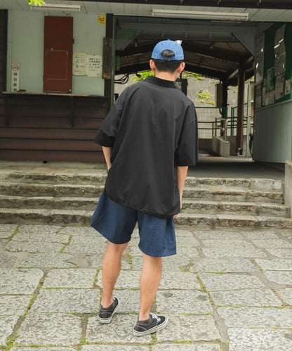 Wide Dad Graphic Shorts with Hatch 休閒短褲