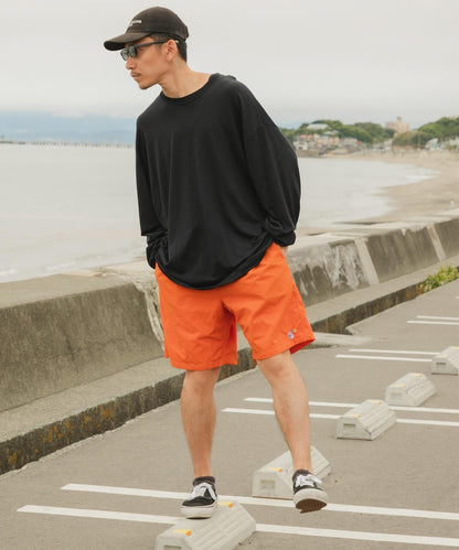 Wide Dad Graphic Shorts with Hatch 休閒短褲