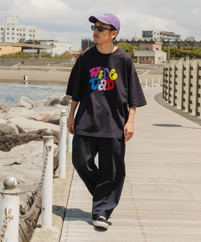 Wide Dad GRAPHIC T-SHIRTS WITH HATCH T恤