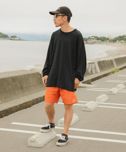 Wide Dad Graphic Shorts with Hatch 休閒短褲