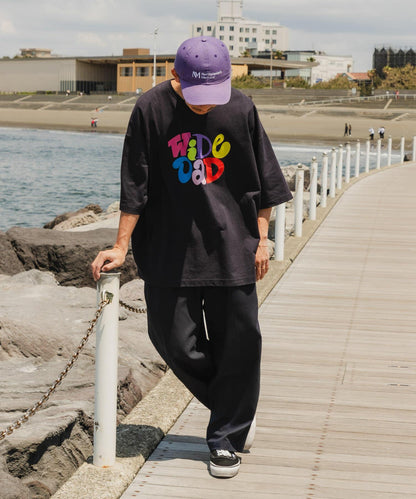 Wide Dad GRAPHIC T-SHIRTS WITH HATCH T恤