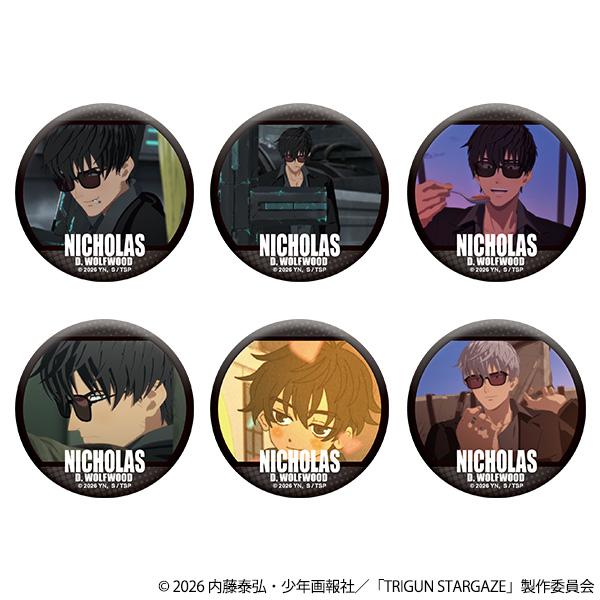 槍神Trigun（槍神） STARGAZE應援角色徽章系列 ニコラス 徽章 6入BOX款