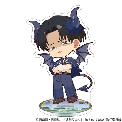 《進擊的巨人》 リヴァイ 迷你亞克力立牌 悪魔款