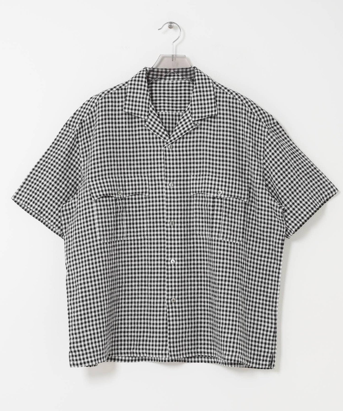 亞麻 GINGHAM CHECK 圖案襯衫