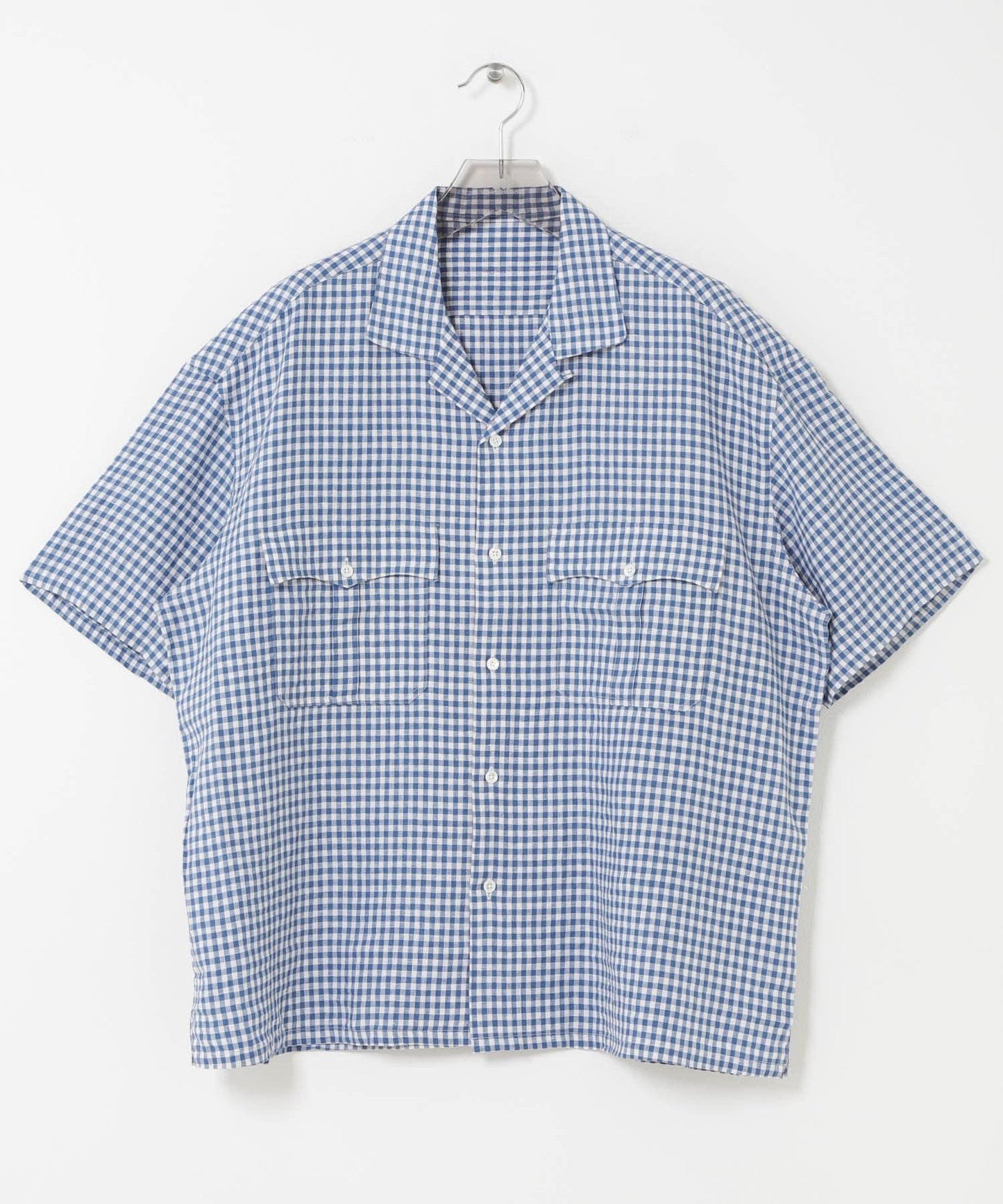 亞麻 GINGHAM CHECK 圖案襯衫