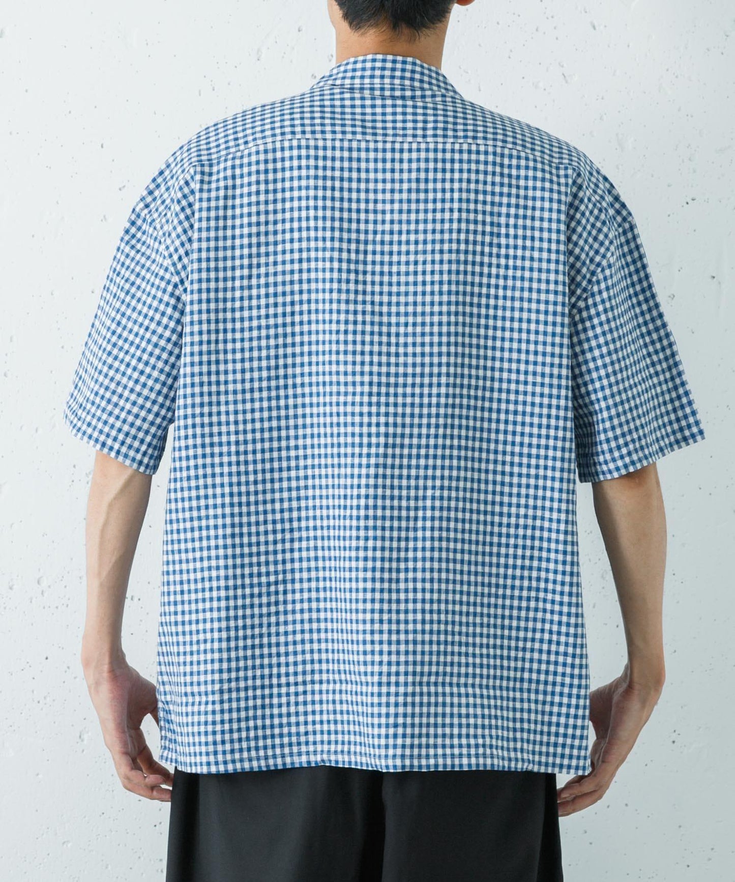 亞麻 GINGHAM CHECK 圖案襯衫