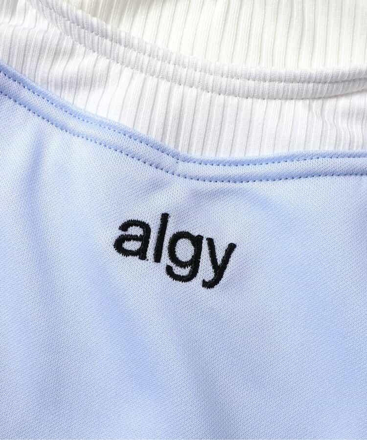 algy 疊穿風一字肩兩件套泳衣