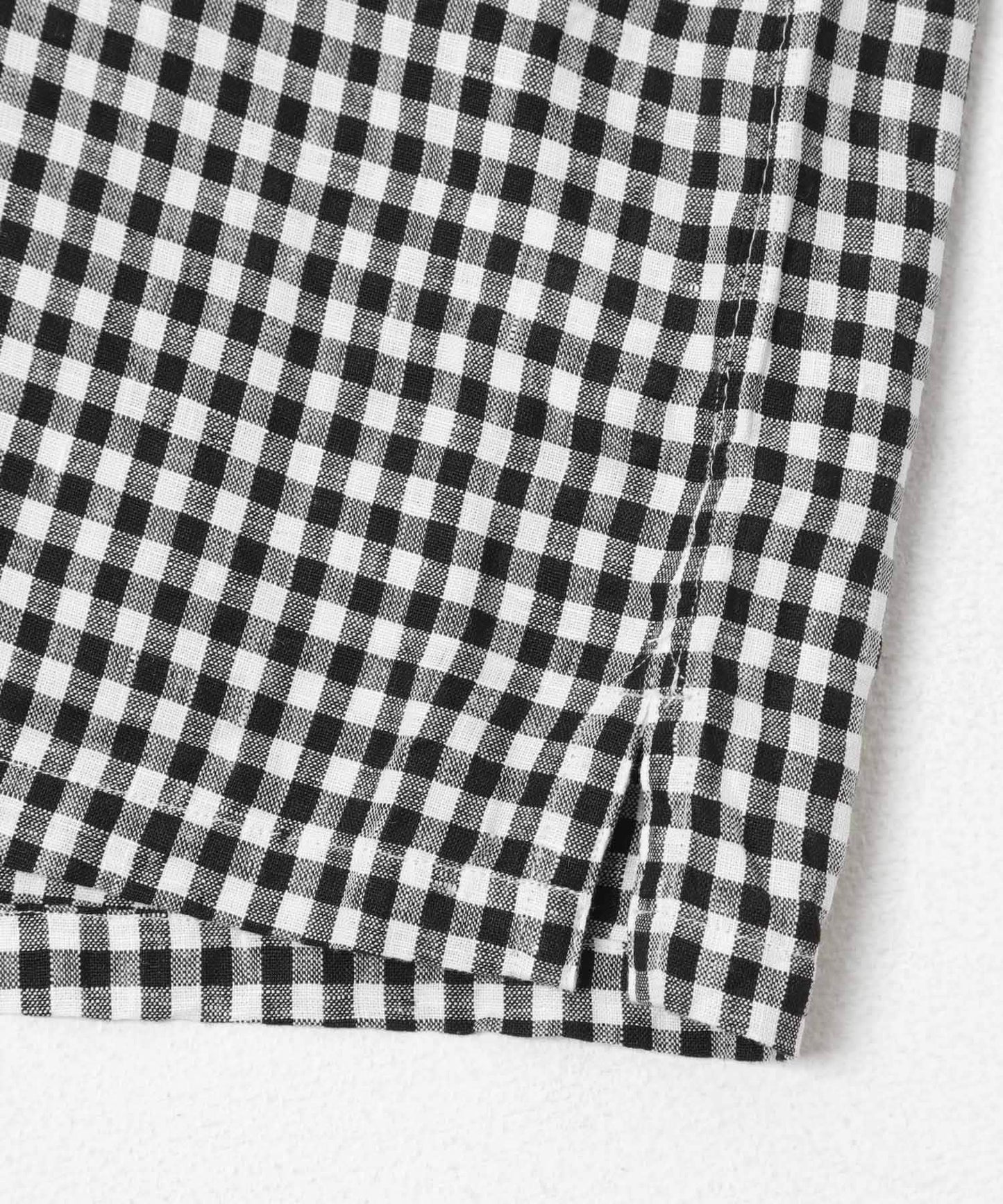亞麻 GINGHAM CHECK 圖案襯衫