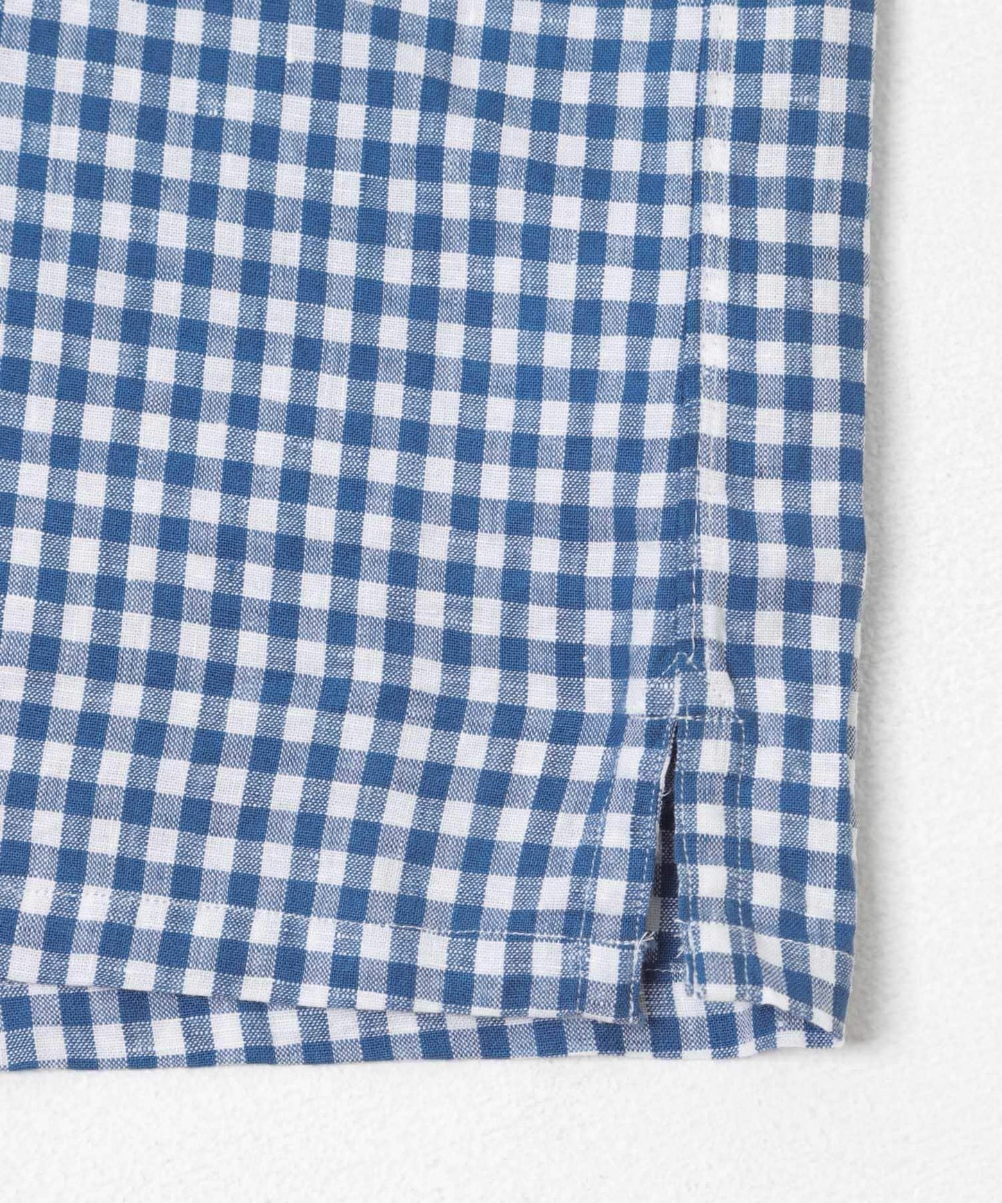 亞麻 GINGHAM CHECK 圖案襯衫