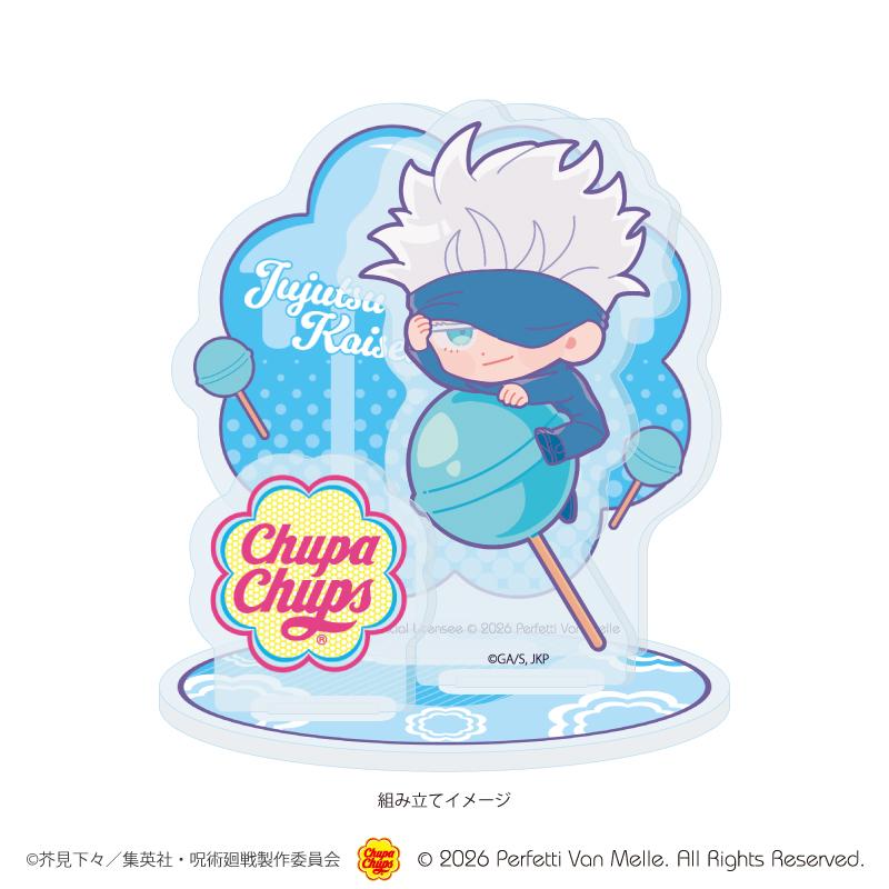 《咒術回戰》×チュッパチャプス（咒術回戰×Chupa Chups） 09 五條悟 亞克力立牌 聯名插畫款