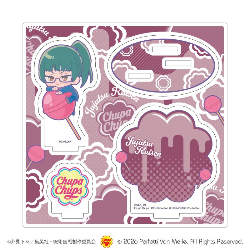 《咒術回戰》（咒術回戰） Chupa Chups聯名系列 04 禪院真希 亞克力立牌 聯名插畫款