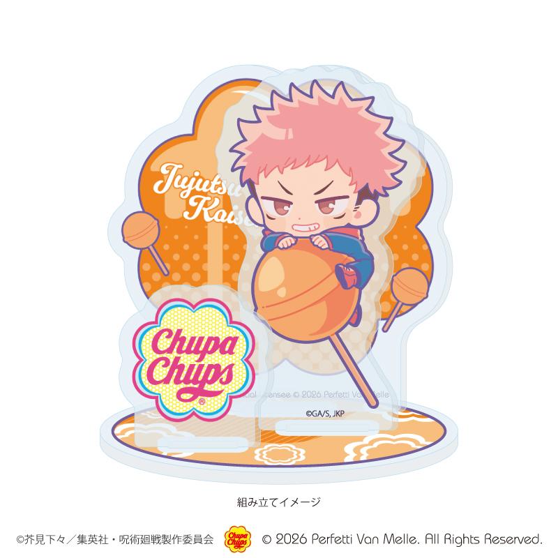 《咒術回戰》×チュッパチャプス（咒術回戰×ChupaChups） 01 虎杖悠仁 亞克力站立板 合作插畫款