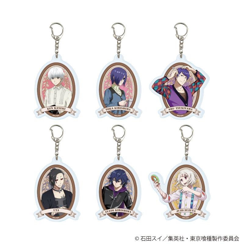 東京喰種（東京食屍鬼） 亞克力鑰匙扣 03 日常ver. 全6種套裝（描き下ろし款）
