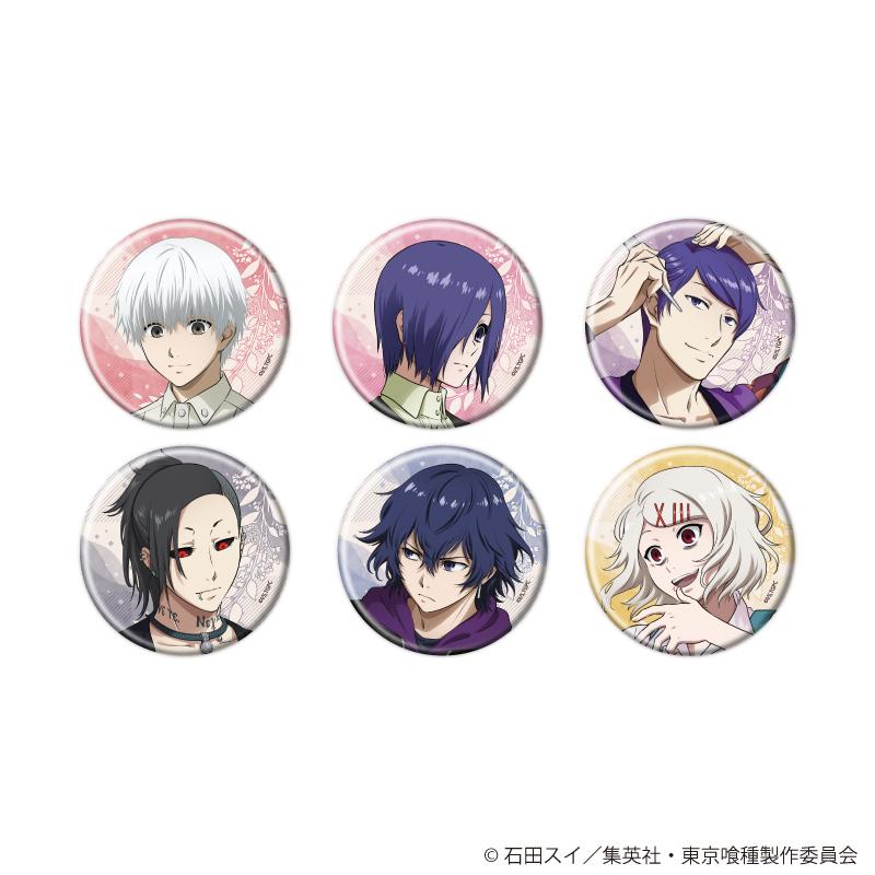 東京喰種（東京食屍鬼） 徽章 日常ver. 描き下ろし插畫 05 完整套裝（全6種）