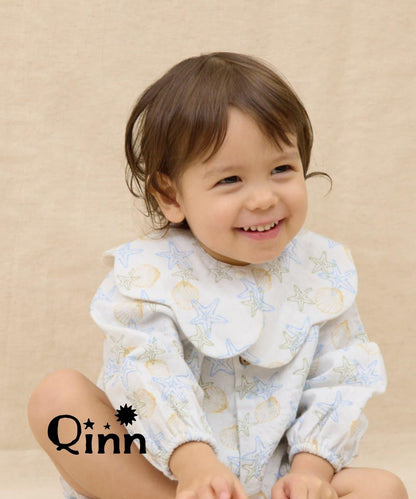 BABY Qinn 雙面 100%純棉 圍嘴