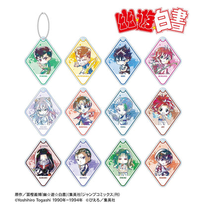 幽☆遊☆白書（幽遊白書） Q版 Ani-Art 盒抽系列 第二彈 亞克力鑰匙扣 全套BOX（12包入）