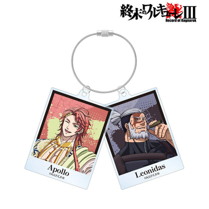 終末の女武神（終末的女武神） 第三彈 アポロン&レオニダス王 雙連線大號亞克力鑰匙扣