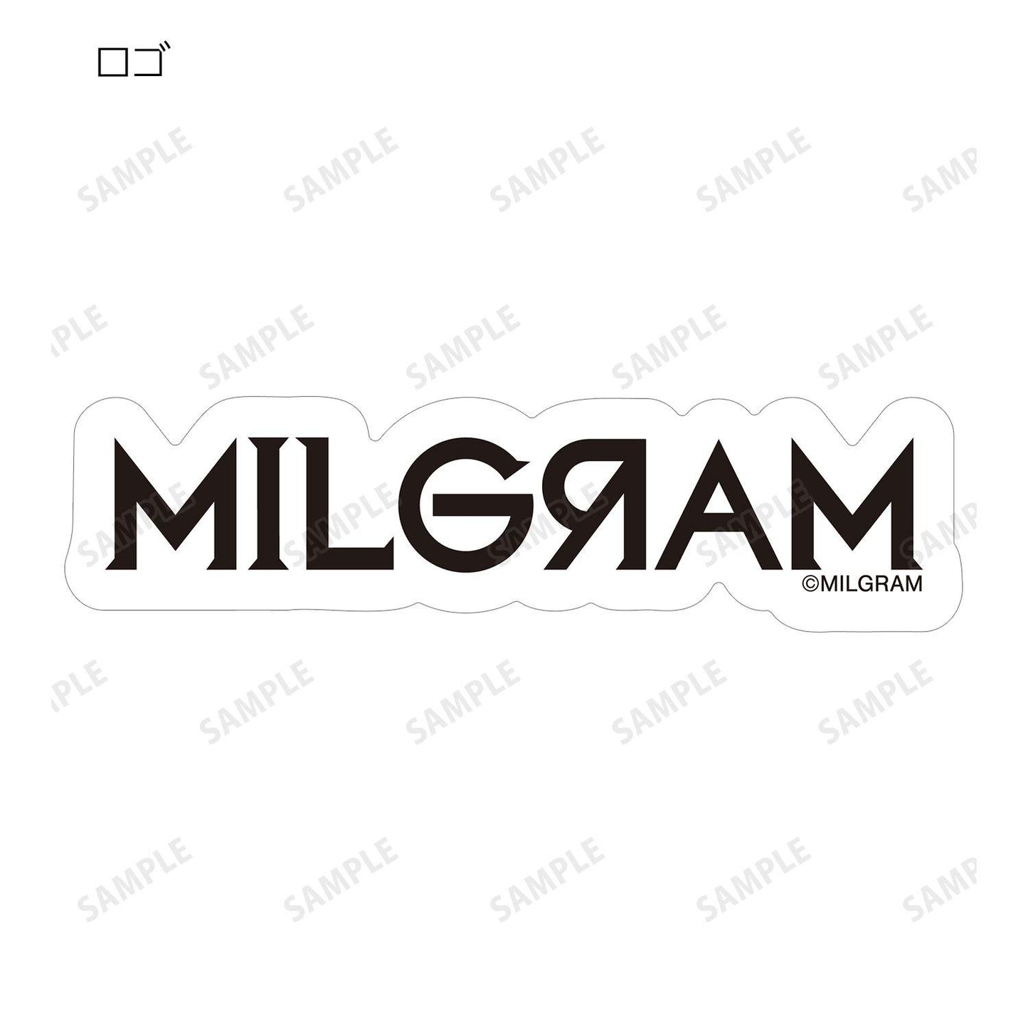 MILGRAM 插畫碎片貼紙