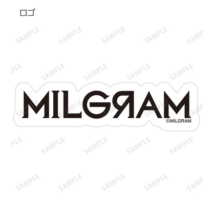 MILGRAM 插畫碎片貼紙