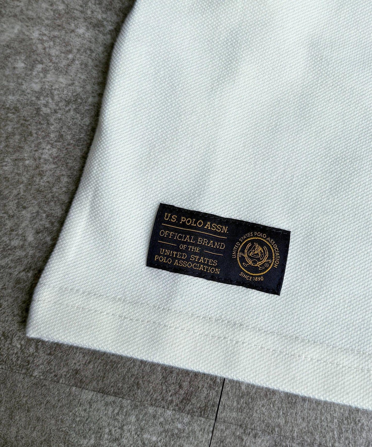 U.S. POLO ASSN. 兒童珠地亨利領T恤