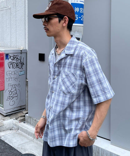 Ciaopanic 鉚釘紐扣格紋襯衫