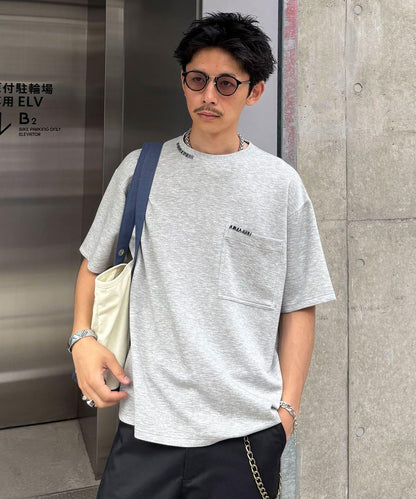 手工縫線 Ponte面料 T恤