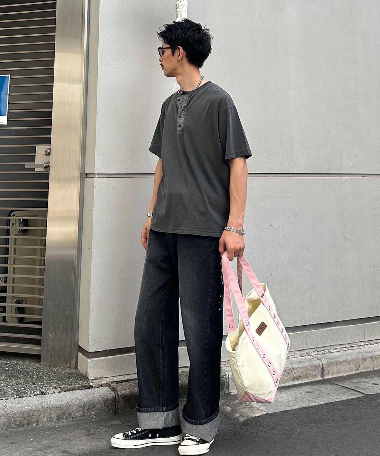 舟形帆布托特包