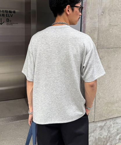 手工縫線 Ponte面料 T恤
