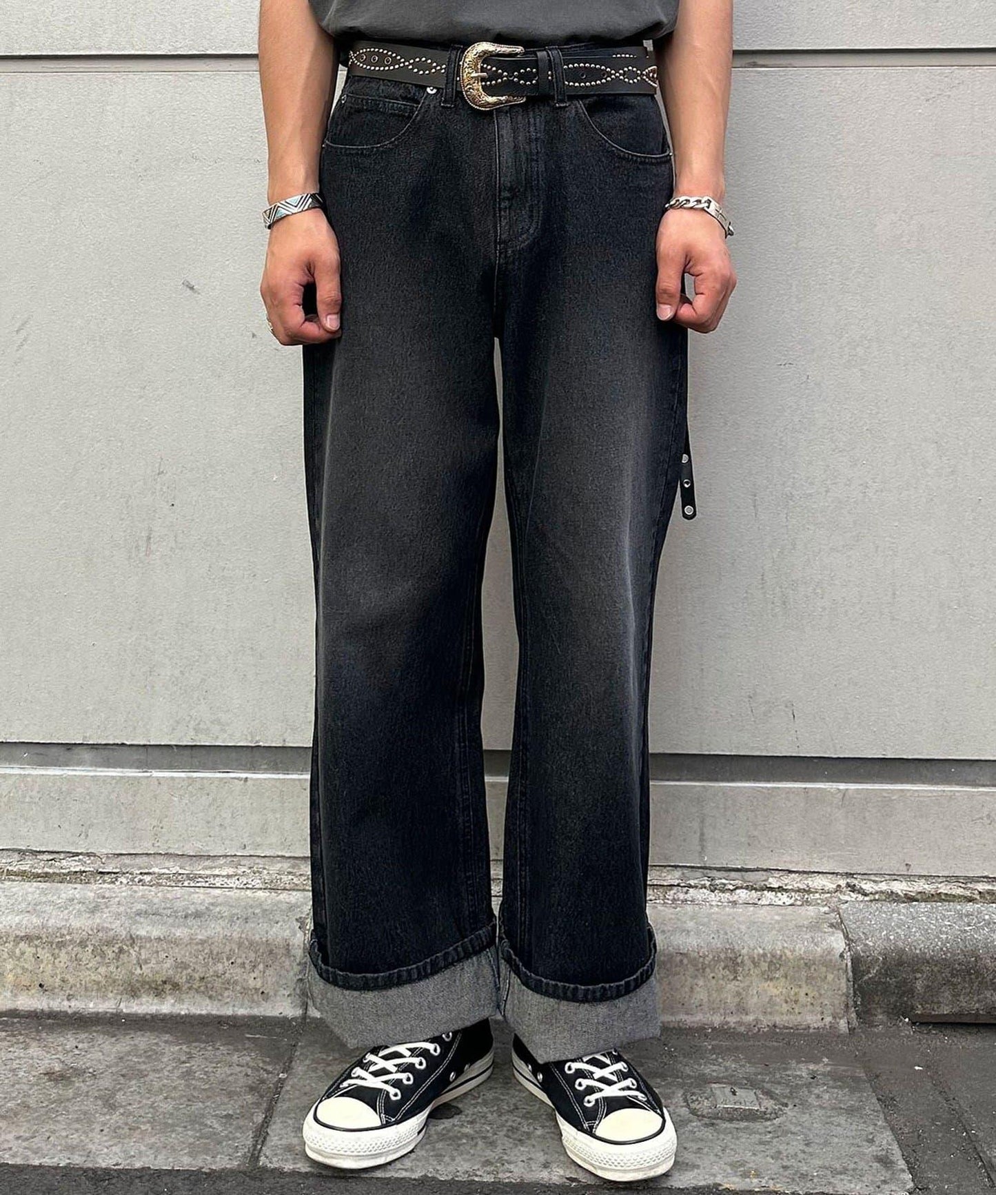 Ciaopanic 卷邊牛仔褲