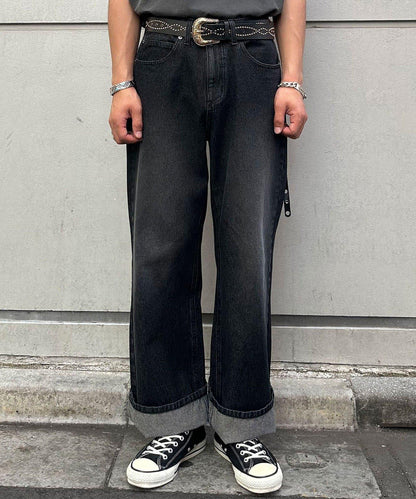 Ciaopanic 卷邊牛仔褲