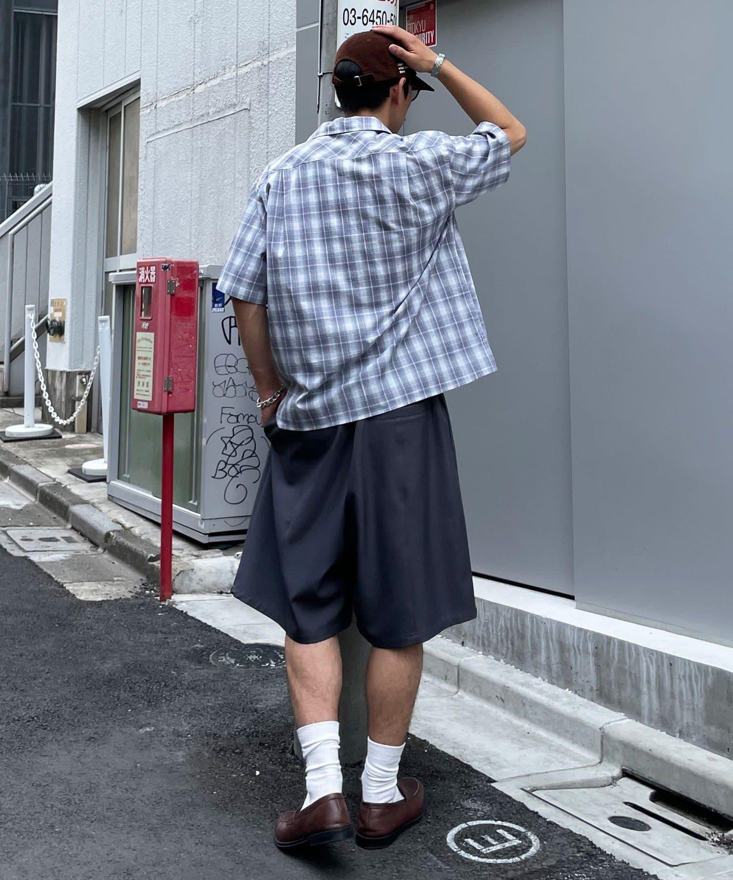 Ciaopanic 鉚釘紐扣格紋襯衫