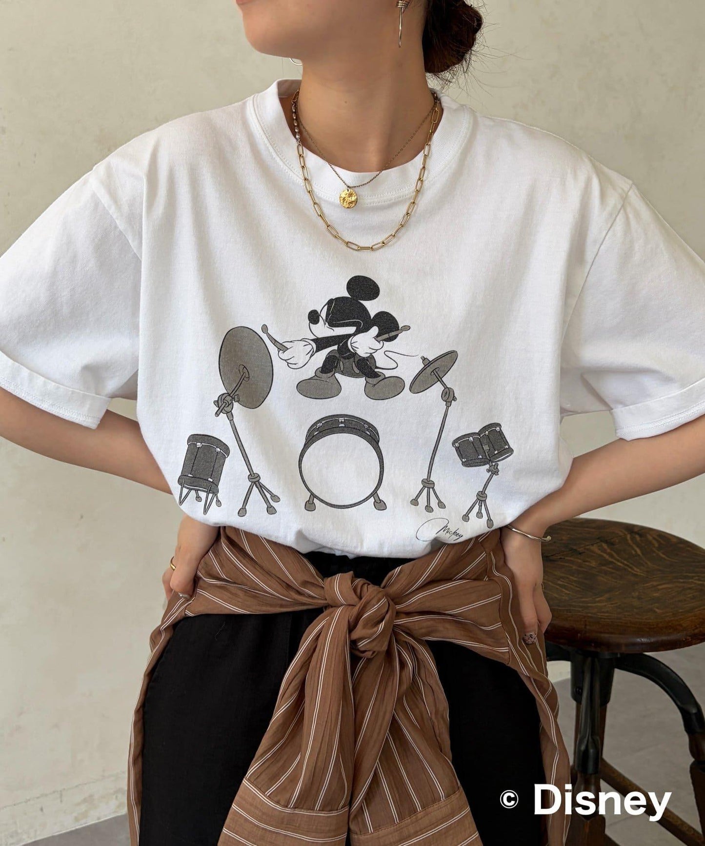 ミッキー圖案 TEE T恤